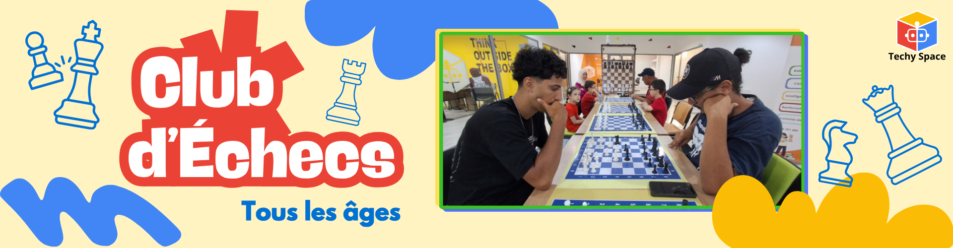 Club d’échecs pour enfants et adultes à La Marsa – Techy Space